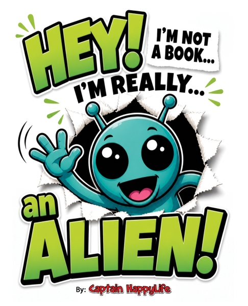 Hey! I’m not a Book! I’m really… an ALIEN!