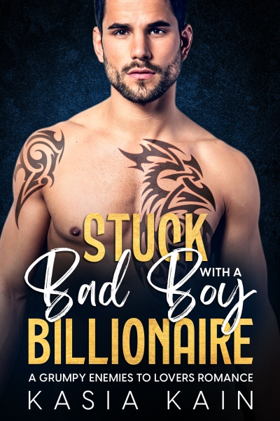 Stuck with a Bad Boy Billionaire:  A Grumpy Enemies to Lovers Romance
